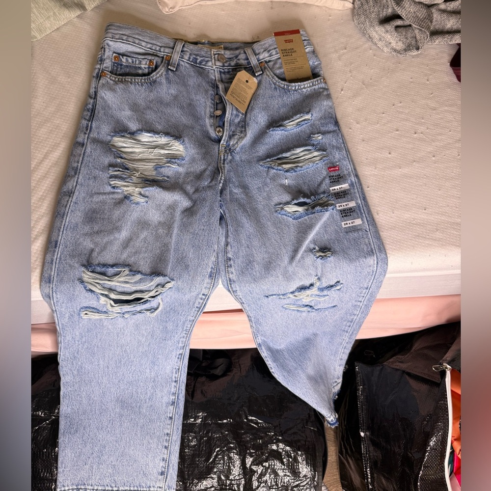 Levi's ribcage straight ankle womens jeans